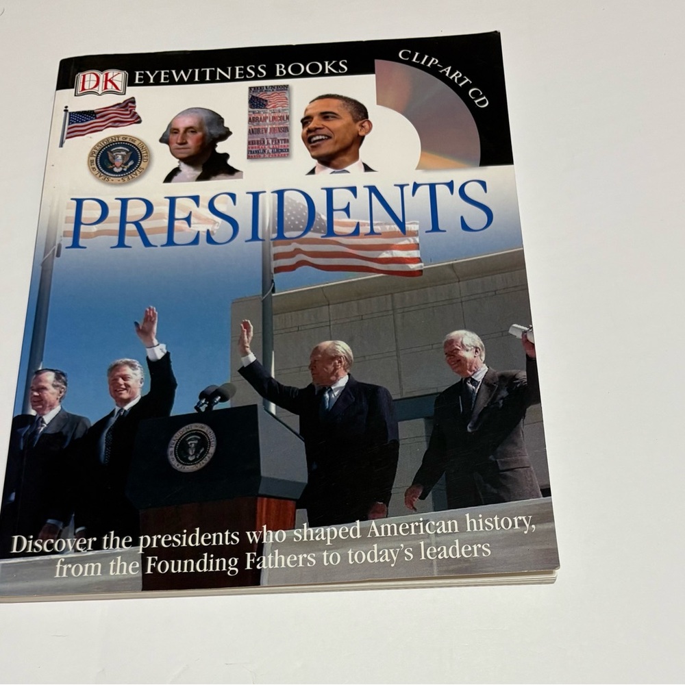 🍀 2 for $20 - NEW - Presidents - Eyewitness Book